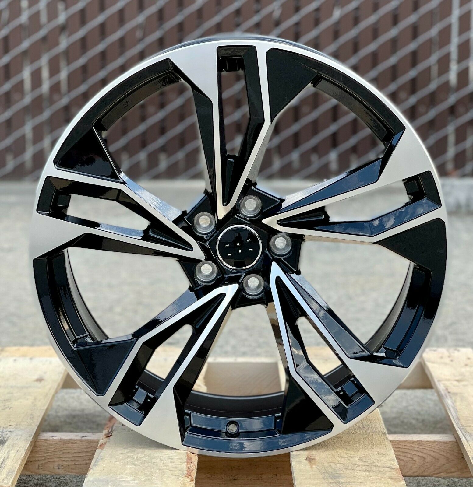 20-inch OE Style black machined wheels for Audi A3, S3, S4, A5, S5, A6, S6, A7, S7, A8, S8, Q5, SQ5, RS3, RS5, RS7, TT,