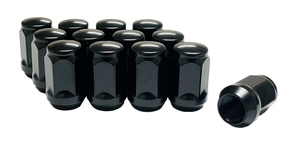 20pcs Bulge Acorn Seat Style Black Lug Nuts Fits Dodge Charger Challenger 300C