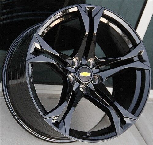 20" Gloss Black Wheels Fits Chevy Camaro ZL1 SS LT